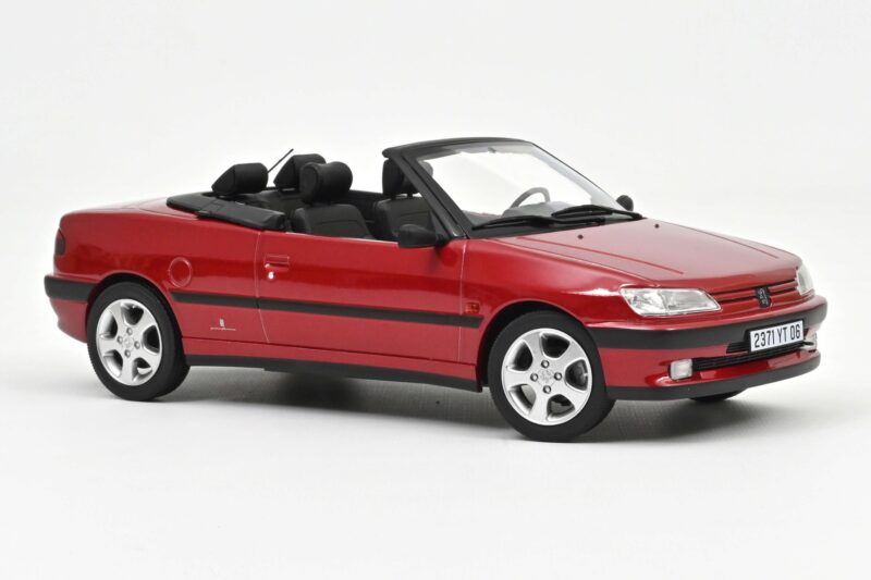 Peugeot 306 Kabrioletas Diablo Red Norev 1:18 184930 Metalas