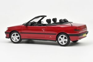 Peugeot 306 Kabrioletas Diablo Red Norev 1:18 184930 Metalas - nuotrauka 2 iš 2