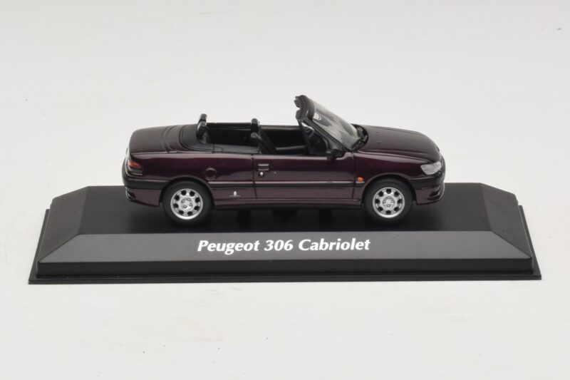 Peugeot 306 Kabrioletas Violetinė Metalik Maxichamps 1:43 940112834 Metalas