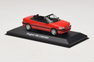 Peugeot 306 Kabrioletas Raudonas Maxichamps 1:43 940112830 Metalas - nuotrauka 3 iš 5