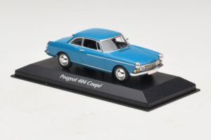 Peugeot 404 Kupė Mėlyna Maxichamps 1:43 940112921 Metalas - nuotrauka 3 iš 5