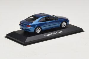 Peugeot 406 Kupė Mėlyna Metalik Maxichamps 1:43 940112620 Metalas - nuotrauka 2 iš 5