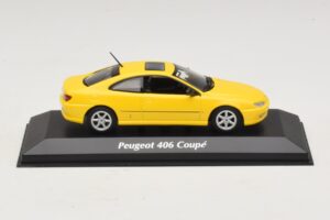 Peugeot 406 Kupė Geltonas Maxichamps 1:43 940112621 Metalas