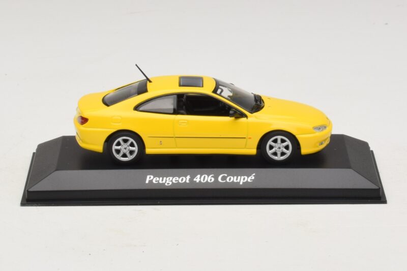 Peugeot 406 Kupė Geltonas Maxichamps 1:43 940112621 Metalas