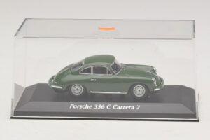 Porsche 356C Carrera 2 Tamsiai Žalias Maxichamps 1:43 940062360 Metalas - nuotrauka 4 iš 5