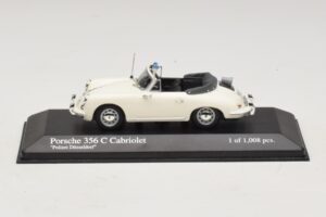 Porsche 356C Kabrioletas Polizei Dusseldorf Minichamps 1:43 430062391 Metalas