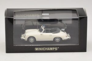Porsche 356C Kabrioletas Polizei Dusseldorf Minichamps 1:43 430062391 Metalas - nuotrauka 5 iš 5