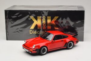 Porsche 911 930 Turbo 3.3 Raudonas KK-Scale 1:18 KKDC181442 Metalas - nuotrauka 6 iš 6