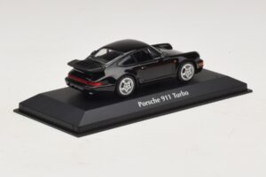 Porsche 911 964 Turbo Juodas Maxichamps 1:43 940069101 Metalas - nuotrauka 2 iš 5