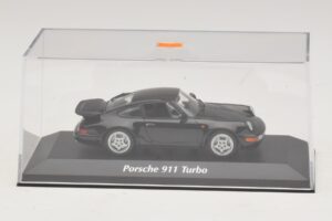 Porsche 911 964 Turbo Juodas Maxichamps 1:43 940069101 Metalas - nuotrauka 4 iš 5