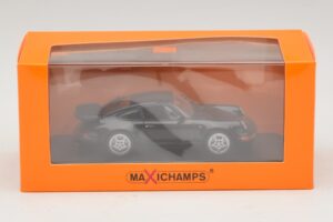 Porsche 911 964 Turbo Juodas Maxichamps 1:43 940069101 Metalas - nuotrauka 5 iš 5