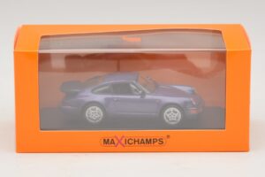 Porsche 911 964 Turbo Violetinė Metalik Maxichamps 1:43 940069100 Metalas - nuotrauka 5 iš 5