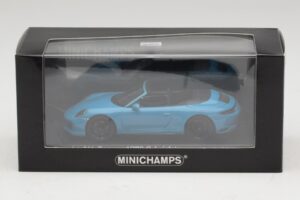 Porsche 911 991.1 Carrera 4 GTS Kabrioletas Mėlynas Minichamps 1:43 410067332 Metalas - nuotrauka 5 iš 5