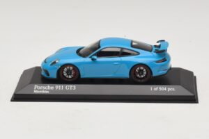 Porsche 911 991.1 GT3 Mėlynas Minichamps 1:43 410066022 Metalas