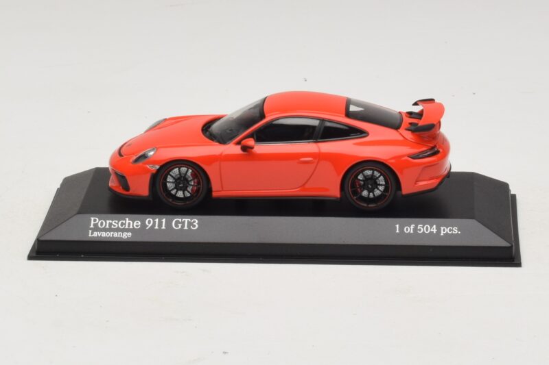 Porsche 911 991.1 GT3 Oranžinis Minichamps 1:43 410066024 Metalas