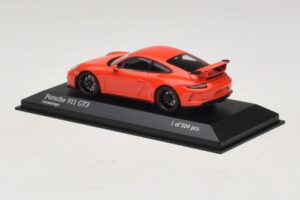 Porsche 911 991.1 GT3 Oranžinis Minichamps 1:43 410066024 Metalas - nuotrauka 3 iš 5
