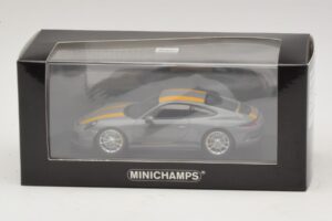 Porsche 911 991.1 R Pilkas Minichamps 1:43 410066232 Metalas - nuotrauka 5 iš 5