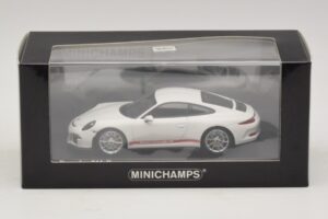 Porsche 911 991.1 R Baltas Minichamps 1:43 410066221 Metalas - nuotrauka 5 iš 5