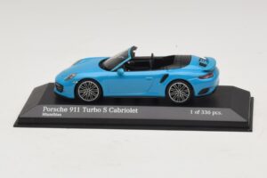 Porsche 911 991.1 Turbo S Kabrioletas Mėlynas Minichamps 1:43 Porsche 911 991.1 Turbo S Kabrioletas Mėlynas Minichamps 1:43 410067182 Metalas