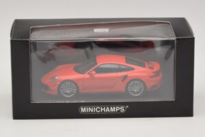 Porsche 911 991.1 Turbo S Oranžinis Minichamps 1:43 410067171 Metalas - nuotrauka 5 iš 5