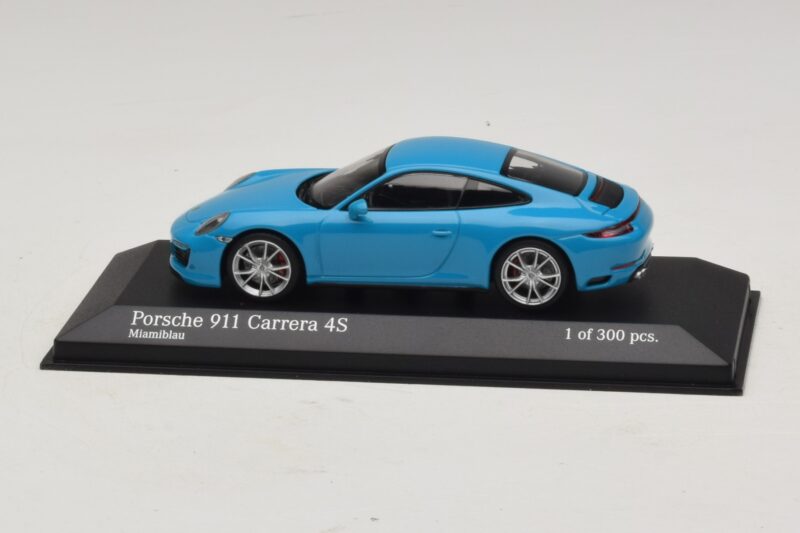 Porsche 911 991.2 Carrera 4S Mėlynas Minichamps 1:43 410067242 Metalas