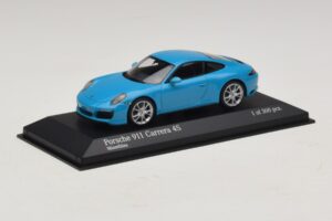 Porsche 911 991.2 Carrera 4S Mėlynas Minichamps 1:43 410067242 Metalas - nuotrauka 2 iš 5