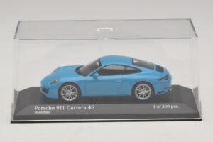 Porsche 911 991.2 Carrera 4S Mėlynas Minichamps 1:43 410067242 Metalas - nuotrauka 4 iš 5