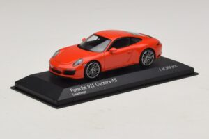 Porsche 911 991.2 Carrera 4S Oranžinis Minichamps 1:43 410067241 Metalas - nuotrauka 2 iš 5