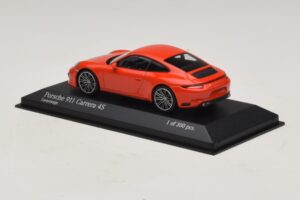 Porsche 911 991.2 Carrera 4S Oranžinis Minichamps 1:43 410067241 Metalas - nuotrauka 3 iš 5