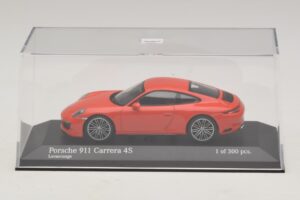 Porsche 911 991.2 Carrera 4S Oranžinis Minichamps 1:43 410067241 Metalas - nuotrauka 4 iš 5
