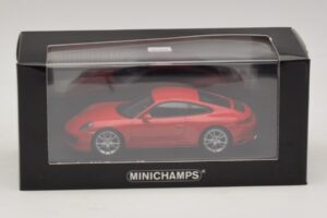 Porsche 911 991.2 Carrera 4S Raudonas Minichamps 1:43 410067240 Metalas - nuotrauka 5 iš 5