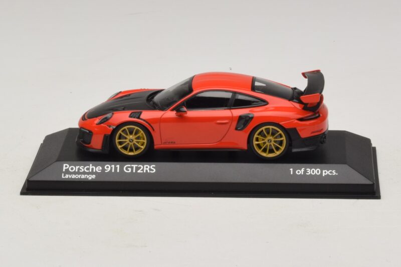 Porsche 911 991.2 GT2 RS Oranžinis Minichamps 1:43 410067229 Metalas
