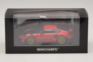 Porsche 911 991.2 GT2 RS Raudonas Minichamps 1:43 410067227 Metalas - nuotrauka 5 iš 5