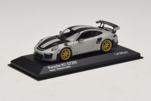 Porsche 911 991.2 GT2 RS Weissach Package Chalk Minichamps 1:43 410067220 Metalas - nuotrauka 2 iš 5