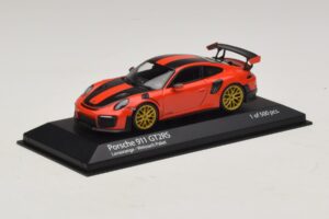 Porsche 911 991.2 GT2 RS Weissach Package Oranžinis Minichamps 1:43 410067224 Metalas - nuotrauka 2 iš 5