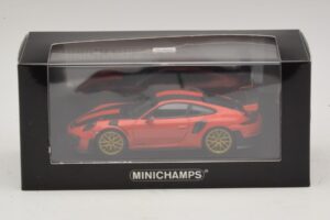 Porsche 911 991.2 GT2 RS Weissach Package Oranžinis Minichamps 1:43 410067224 Metalas - nuotrauka 5 iš 5