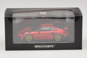 Porsche 911 991.2 GT2 RS Weissach Package Raudonas Minichamps 1:43 410067221 Metalas - nuotrauka 5 iš 5
