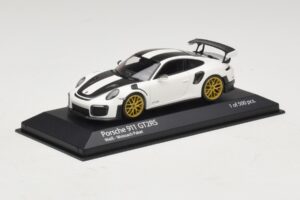 Porsche 911 991.2 GT2 RS Weissach Package Baltas Minichamps 1:43 410067222 Metalas - nuotrauka 2 iš 5