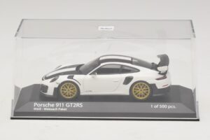 Porsche 911 991.2 GT2 RS Weissach Package Baltas Minichamps 1:43 410067222 Metalas - nuotrauka 4 iš 5