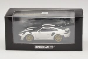Porsche 911 991.2 GT2 RS Weissach Package Baltas Minichamps 1:43 410067222 Metalas - nuotrauka 5 iš 5