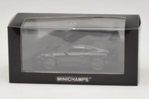 Porsche 911 991.2 GT3 RS Juodas Minichamps 1:43 410067021 Metalas - nuotrauka 5 iš 5