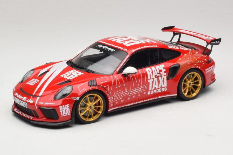 Porsche 911 991.2 GT3 RS GerSpeed Race Taxi Minichamps 1:18 155068227 Metalas