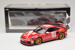 Porsche 911 991.2 GT3 RS GerSpeed Race Taxi Minichamps 1:18 155068227 Metalas - nuotrauka 6 iš 6