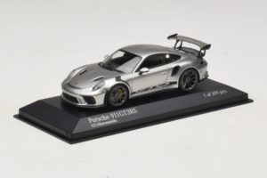 Porsche 911 991.2 GT3 RS Sidabrinis Minichamps 1:43 410067020 Metalas - nuotrauka 2 iš 5