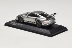 Porsche 911 991.2 GT3 RS Sidabrinis Minichamps 1:43 410067020 Metalas - nuotrauka 3 iš 5