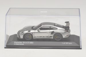 Porsche 911 991.2 GT3 RS Sidabrinis Minichamps 1:43 410067020 Metalas - nuotrauka 4 iš 5