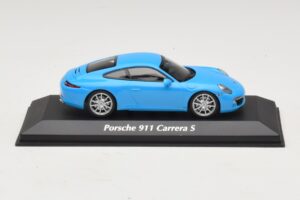 Porsche 911 991 Carrera S Mėlynas Maxichamps 1:43 940060220 Metalas