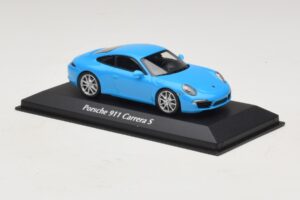 Porsche 911 991 Carrera S Mėlynas Maxichamps 1:43 940060220 Metalas - nuotrauka 3 iš 5