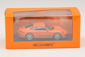 Porsche 911 991 Carrera S Oranžinis Maxichamps 1:43 940060221 Metalas - nuotrauka 5 iš 5