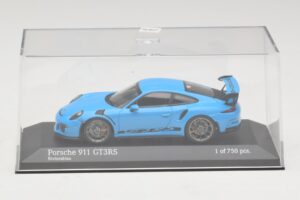 Porsche 911 991 GT3 RS Mėlynas Minichamps 1:43 410063222 Metalas - nuotrauka 4 iš 5